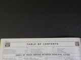 Burlington Route System Public Timetable 1954 May-September