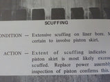 EMD Locomotive Pointers 1L-77 Liner/ Piston Inspection Guide