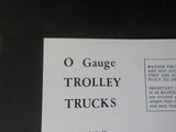 O Gauge Trolley Trucks Truck Book #5  Wagner    Soft Cover