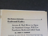 Western Railroader #52 June 1942 V5 #8 Arcata & Mad River Transit war plans