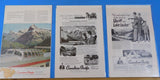 Ads Canadian Pacific Railroad Lot #5 Advertisements from various magazines