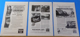 Ads Burlington Route Lot #12 Advertisements from various magazines (10)