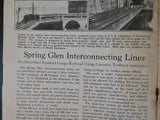 Model Railroader Magazine 1935 February Sping Valley interconnecting lines gas e