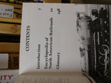 Encyclopedia of North American Railroads By Aaron E Klein DJ 1985