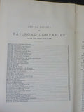 Railroad & Warehouse Commission Illinois 1882 MAP Twelfth Annual Report of RR