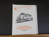 Precision Scale Co. Inc. O Scale Diesel Locomotive catalog #3 Brass and Plastic