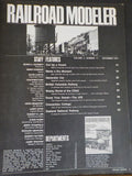 Railroad Modeler 1974 November V4 #11 GE U25 Shorty passenger coaches modeling