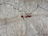 Map Railroads in the United States Eastern & Central   FOLDED
