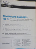 Railway Age 1969 March 17 / 24 Tomorrow's Railroads #3