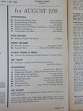 Railroad Model Craftsman Magazine 1958 August RMC Backwoods Mining Town