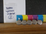 Button NYNH&H New York New Haven & Hartford Superior Lot of 5 Large Silver in co