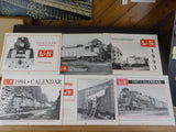Louisville & Nashville Historical Society L&N Calendar lot of 12 1990-2007 Vario