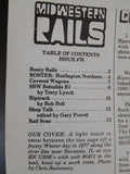 Midwestern Rails 1982 January Vol.9 No.1 Issue 76 Burlington Northern rosters