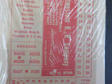 Jamestown, Westfield & Northwestern R.R. Company Ticket 1940