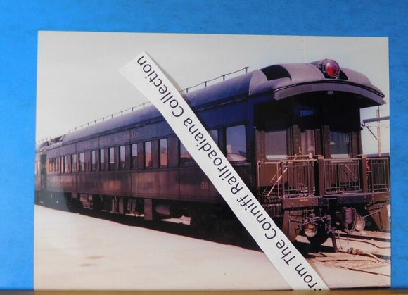 Photo Gulf Mobile & Ohio Passenger Car #50  8X11 Color GM&O Mobile AL 1970