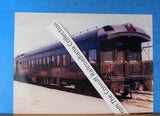 Photo Gulf Mobile & Ohio Passenger Car #50  8X11 Color GM&O Mobile AL 1970