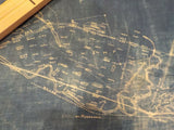 New York Central Railroad application Discontinue pass service 1932?  Maps Damag