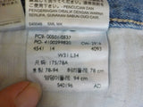 Levi's 501 Men's distressed jeans Button Fly 31 X 34  TWO PAIR well worn