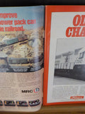 Railroad Model Craftsman Magazine 1986 February Milk Cars Fire Stations Modeling