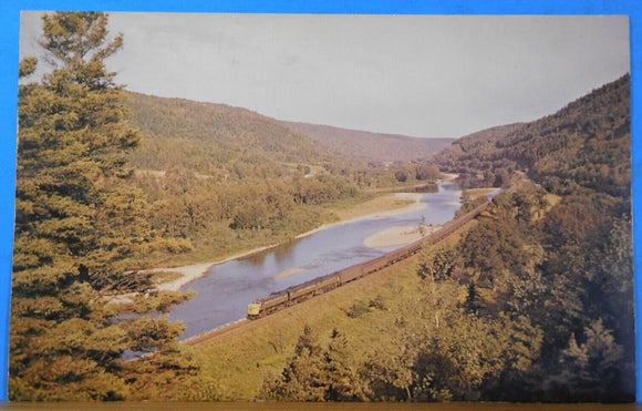 Postcard Canadian National Railways Ocean Limited Matapedia Valley Quebec 5 X 9