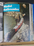 Model Railroader Magazine Complete year in MR blue binders 1966   12 issues
