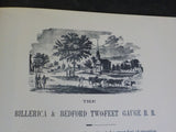 First Two-Foot Gauge Railroad Billerica & Bedford Massachusetts 1877