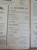 Railroad Model Craftsman Magazine 1957 December RMC Stock car Arched bridges Sus