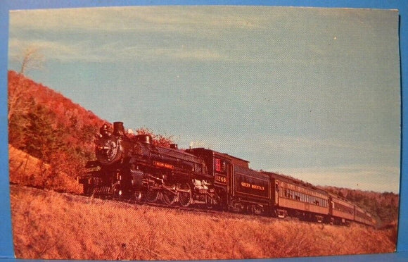 Postcard Green Mountain 1246 from Riverside Station