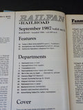 Railfan & Railroad Magazine Complete Year 1987 Complete Year  8 issues