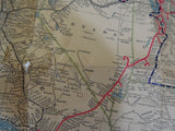 Map Union Pacific Railroad 1952 May Map of the United States 19 x 32