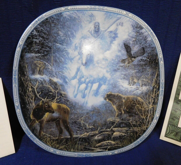 Plate Visions of the Sacred Snow Rider by Linda Mendaris p0057