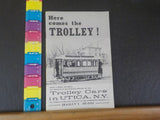 Here Comes the Trolley! Trolleys in Utica NY By Robert G. Gurley     Soft Cover