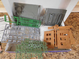Pola HO Kit #841 Brick factory hall.  Wealth of accessories such as gas bottles,