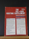 DSI Rail Routing Supplement 1984 September October Official Guide