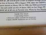 Western Pacific Feather River Rail Society The Train Sheet #55 1992 May June