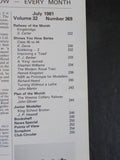 Railway Modeller 1981 July V32 #369 The Modern Royal Train Soldering 2 Class 45