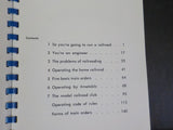 How to Run A Model Railroad by Boomer Pete  Spiral Bound