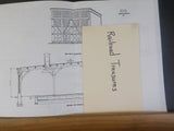 Drawing CPR central division Engine house at Reston Manitoba HO Scale