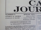 Railroad Car Journal #3 1972 Spring Open and covered hoppers  3 hole punched