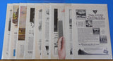 Ads Milwaukee Road Lot #5 Advertisements from various magazines (10)