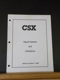 CSX Signal Aspects and Indications 2004    3 hole punched stapled