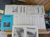 ETE Express Lot of 20 issues 1976-1991 Not a complete run