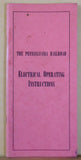Pennsylvania Railroad electric operating instructions revised March 1 1960.  For