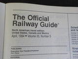 Official Railway Guide 1994 April North American Travel Canada Mexico    Damage