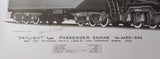 Print Daylight Type Passenger Engine #4450 GS4 by Alvin F. Staufer SIGNED