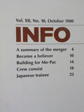 INFO Union Pacific Railroad 1980 October Employee Building for Mo-Pac