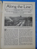 Along the Line 1926 February New York New Haven & Hartford Employee Magazine