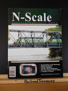 N Scale Magazine 2003 Jan Feb On the Banks of the Mississippi