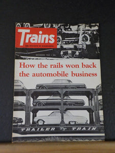 Trains Magazine 1962 December How the rails won back automobile business