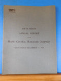 Maine Central Railroad Company Fifty-ninth annual report for the year ended 1919